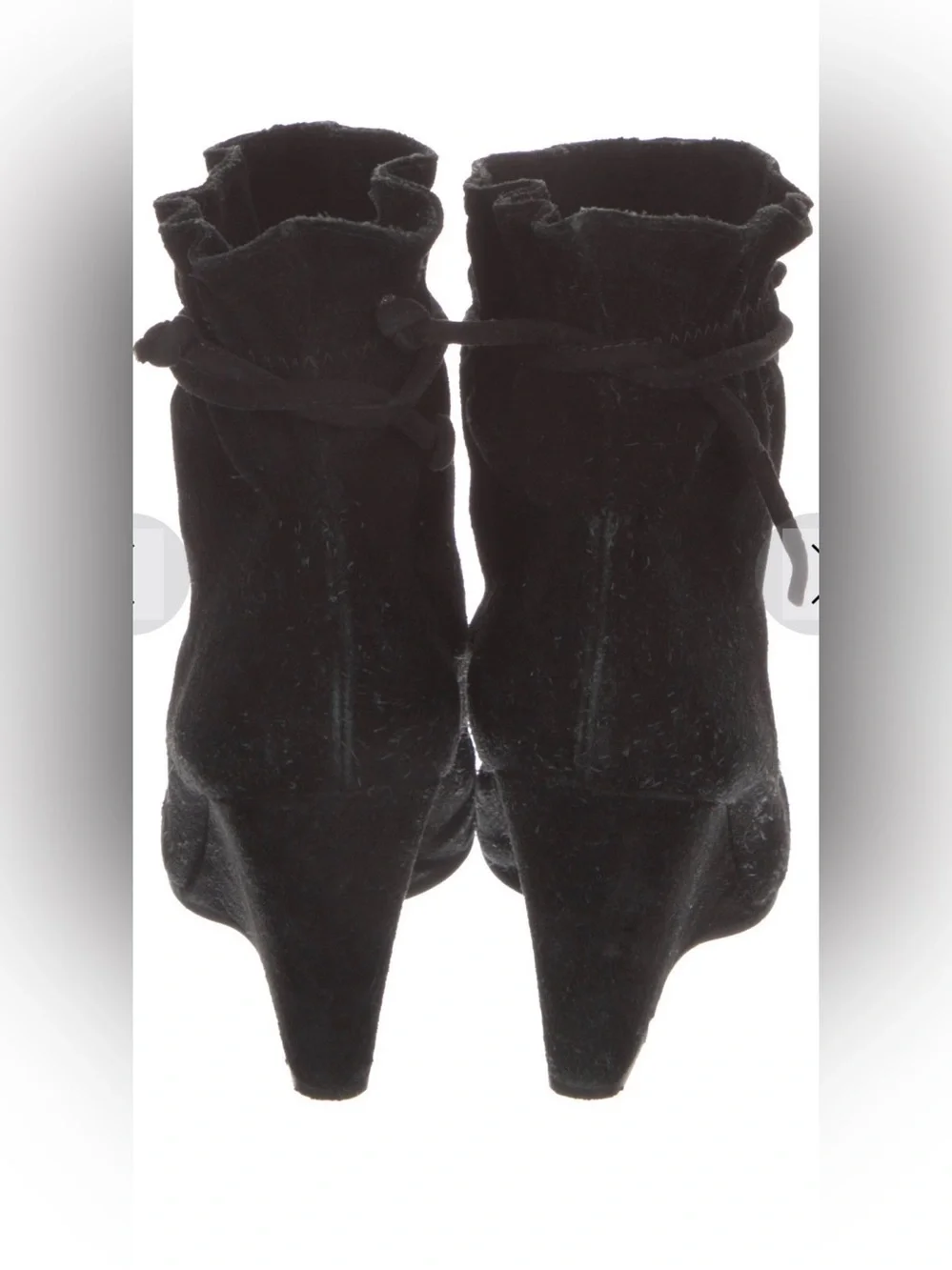 kate spade Black Suede Ankle Booties